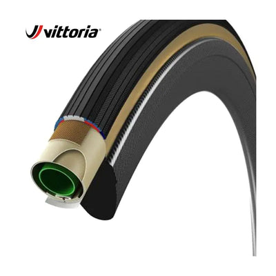 Tube Vittoria 25-622 corsa control avec graphène g+ noir-transparent