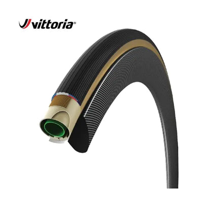 Tube Vittoria 25-622 corsa avec graphène g+ noir-transparent