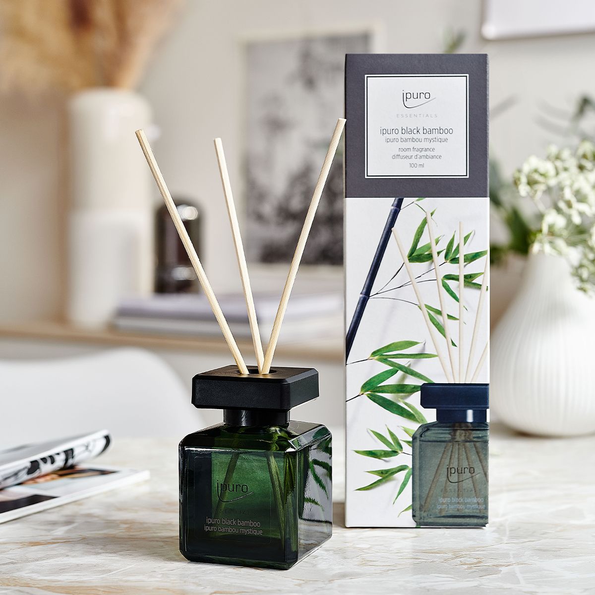 Ipuro ipuro geurdiffuser bambou noir 100 ml