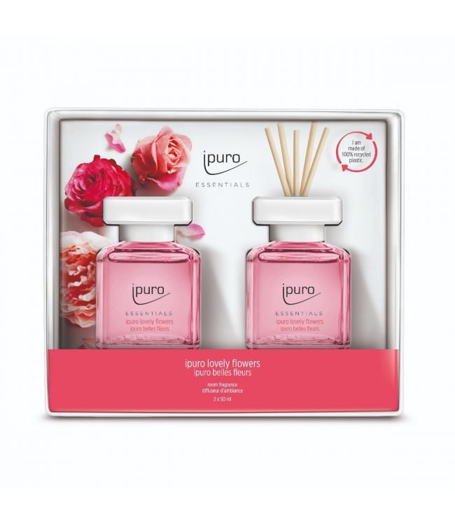 Ipuro Geurdiffuser Beautiful Flowers 2 x 50 ml