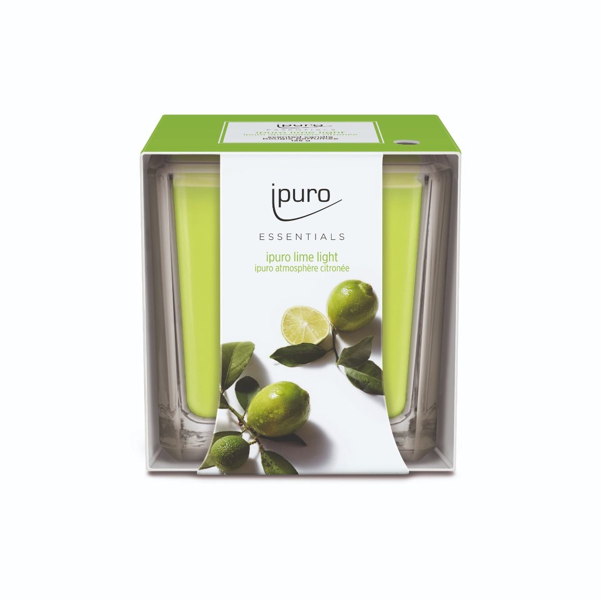 Ipuro ipuro parfumé à la bougie LIME LIGHT 125GR.