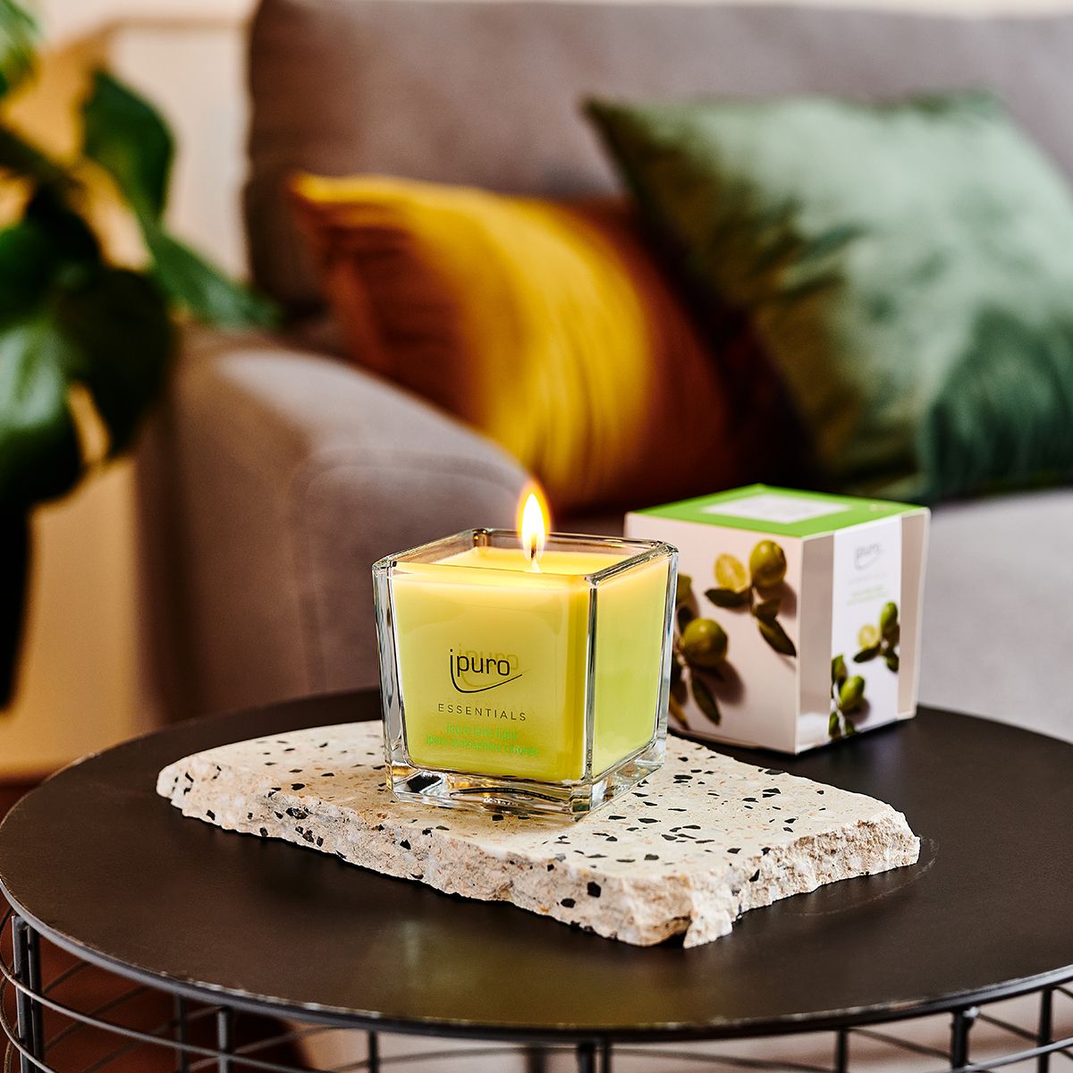 Ipuro ipuro parfumé à la bougie LIME LIGHT 125GR.