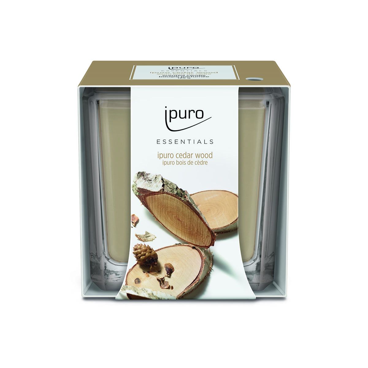 Ipuro ipuro parfumé en bois de cèdre de cèdre 125gr.