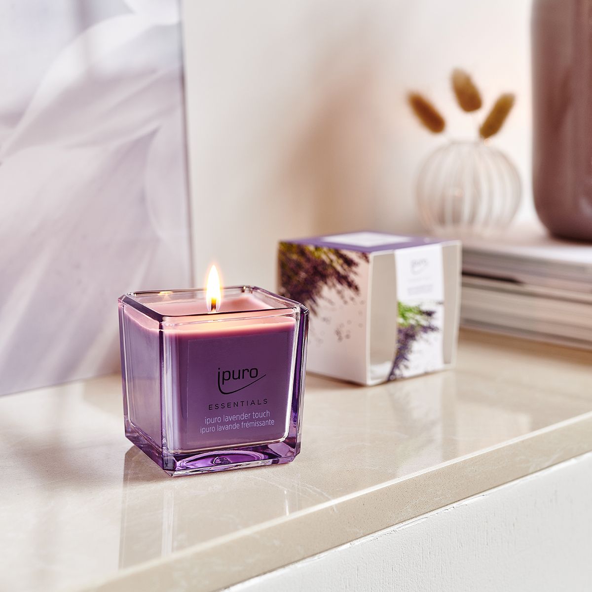 Ipuro ipuro parfumé à bougie lavander touch 125gr.