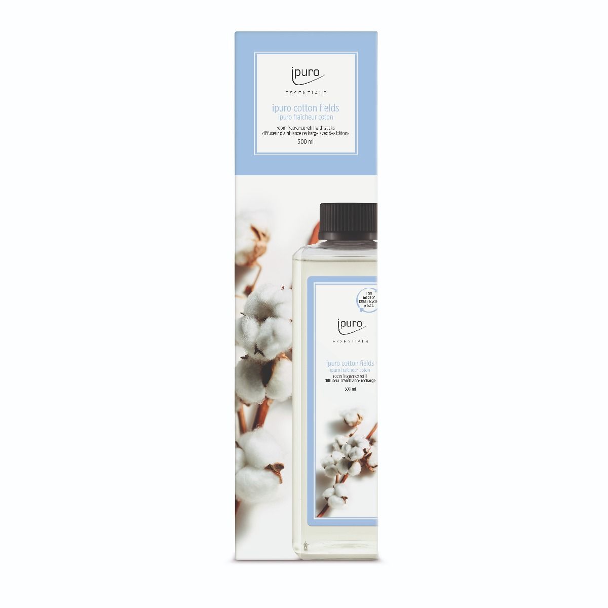 Ipuro Ipuro Gerdiffuser REFILL COTTON FIELDS 500ML