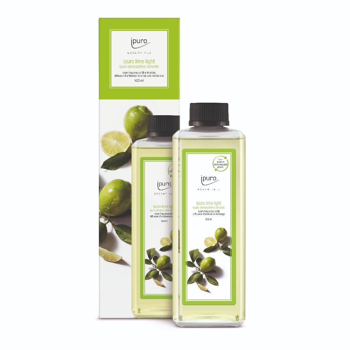 Ipuro Geurdiffuser REFILL LIME LIGHT 500ML