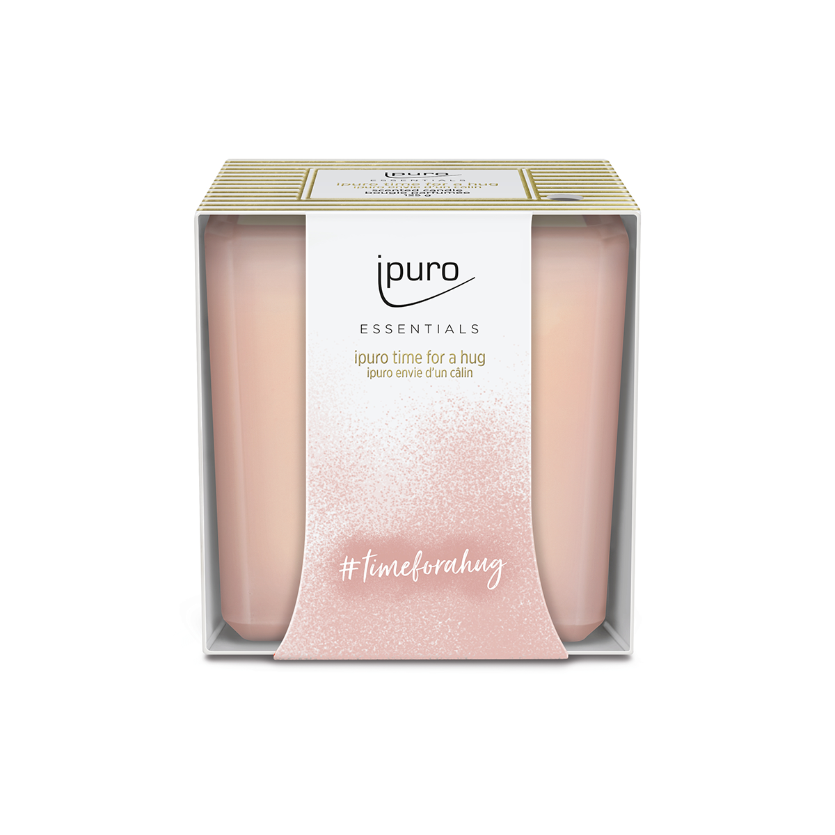 Bougie parfumée Ipuro le temps d'un câlin 125gr.