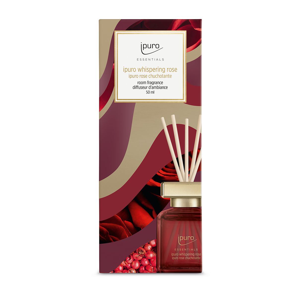 Diffuseur de parfum Ipuro rose murmurante 50ml