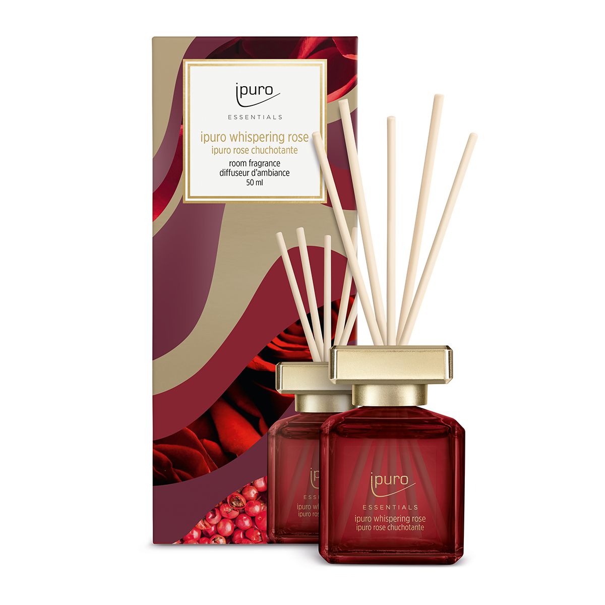 Diffuseur de parfum Ipuro rose murmurante 50ml
