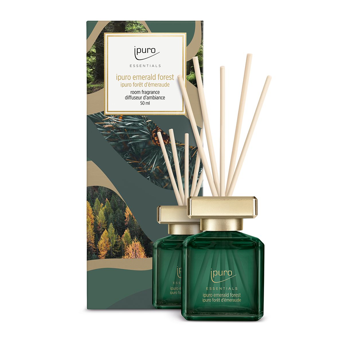 Diffuseur de parfum Ipuro forêt d'émeraude 50ml