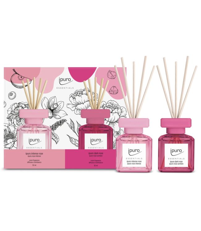 Ipuro Gerdiffuser Rose intense Rose foncée 2 x 50ml
