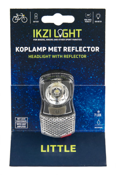 Phare à LED mini petit boulon de couronne lumineux 7lux batt. carte