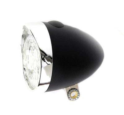 Phare Retro LED Noir Batterie