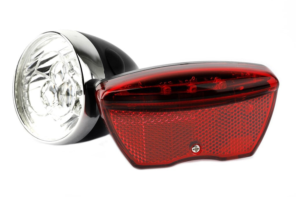 Set d'éclairage Retro batterie led noir