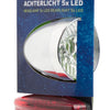 Set d'éclairage Retro LED batterie argent rouge