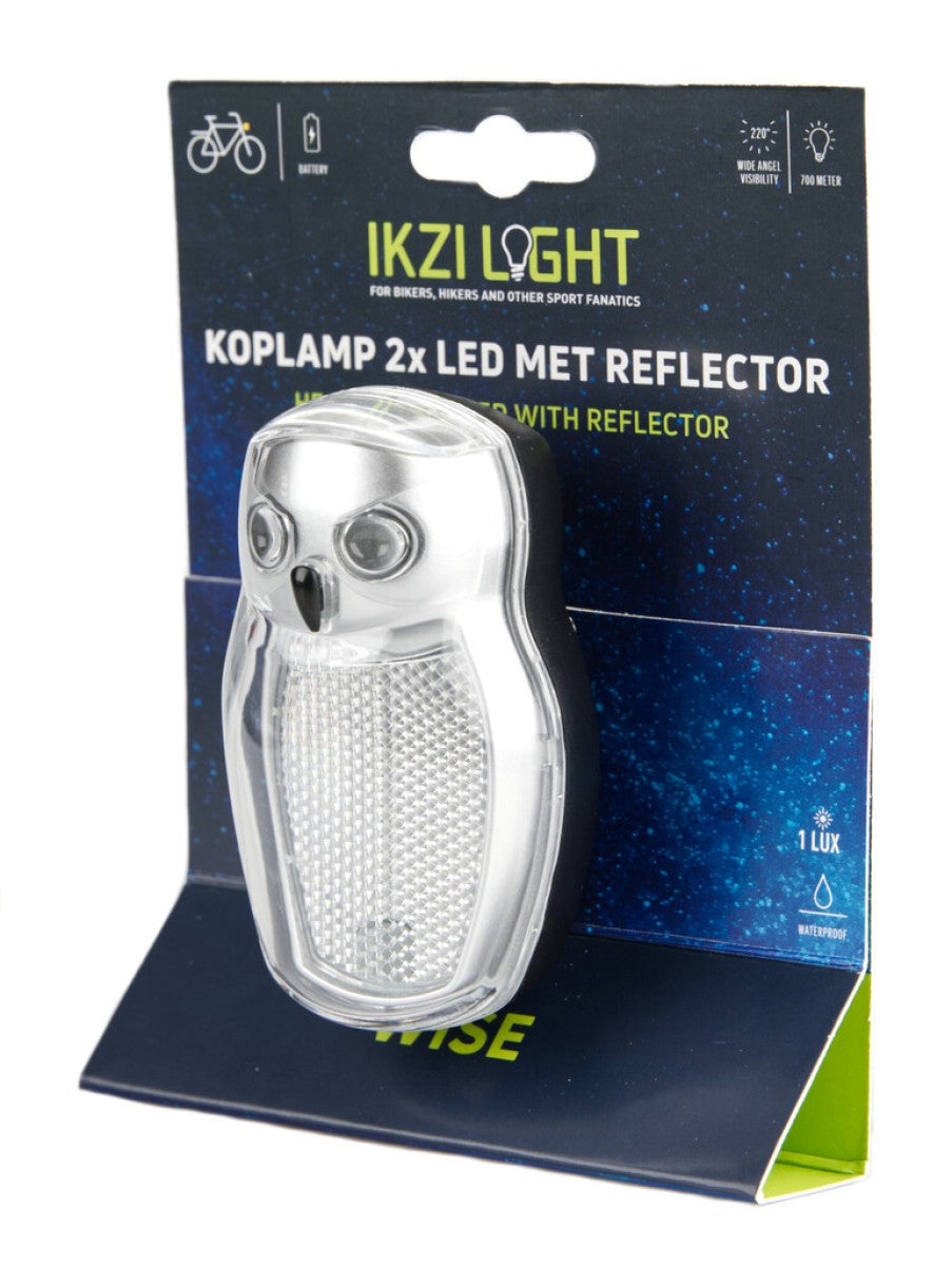 Réflecteur de phare Couronne montage boulon 2x LED Blanc