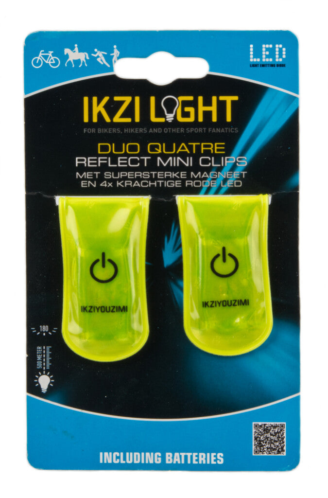IKZI Clip de réflexion de la lumière Duo Quatre batterie