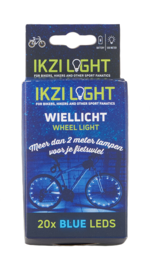 IKZI lumière de roue pour 2 roues - LEDs bleues