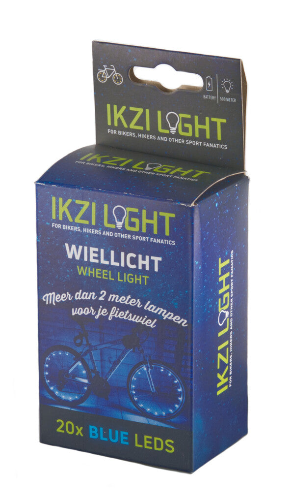 IKZI lumière de roue pour 2 roues - LEDs bleues