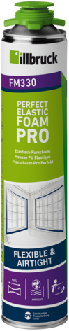 Illbruck fm330 mousse polyuréthane 880ml élastique pour pistolet
