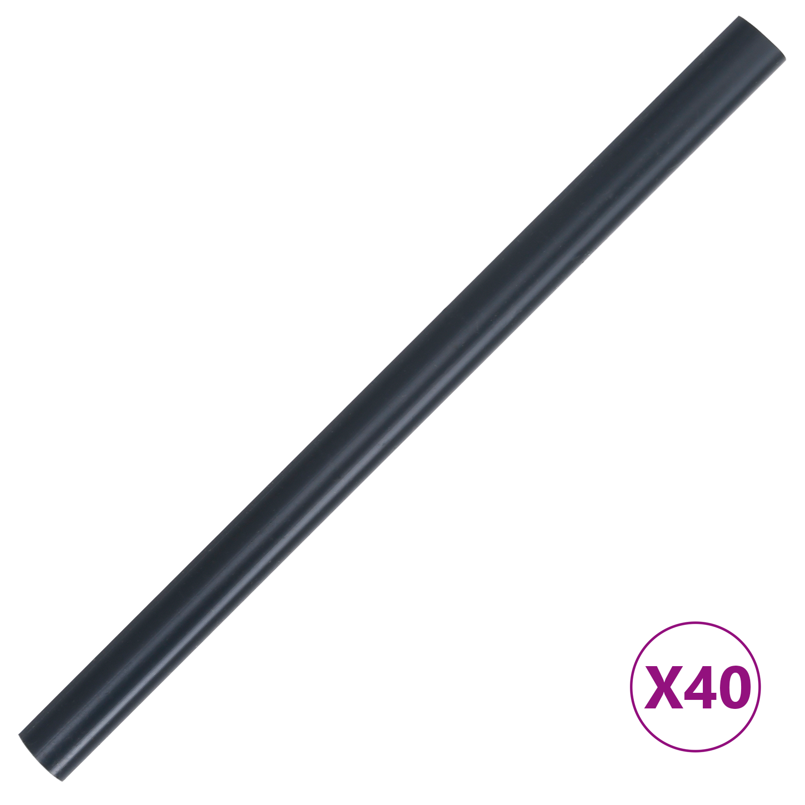 Vidaxl brise-vue de jardin 2 pcs gris foncé 35 x 0,19 m PVC