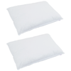 Vidaxl parure de couette avec oreiller 3 pcs plumes blanches