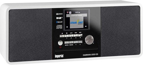 Imp erial Dabman i200 CD Radio multifonction DAB+ FM Internet Bluetooth blanc - 22-237-00
