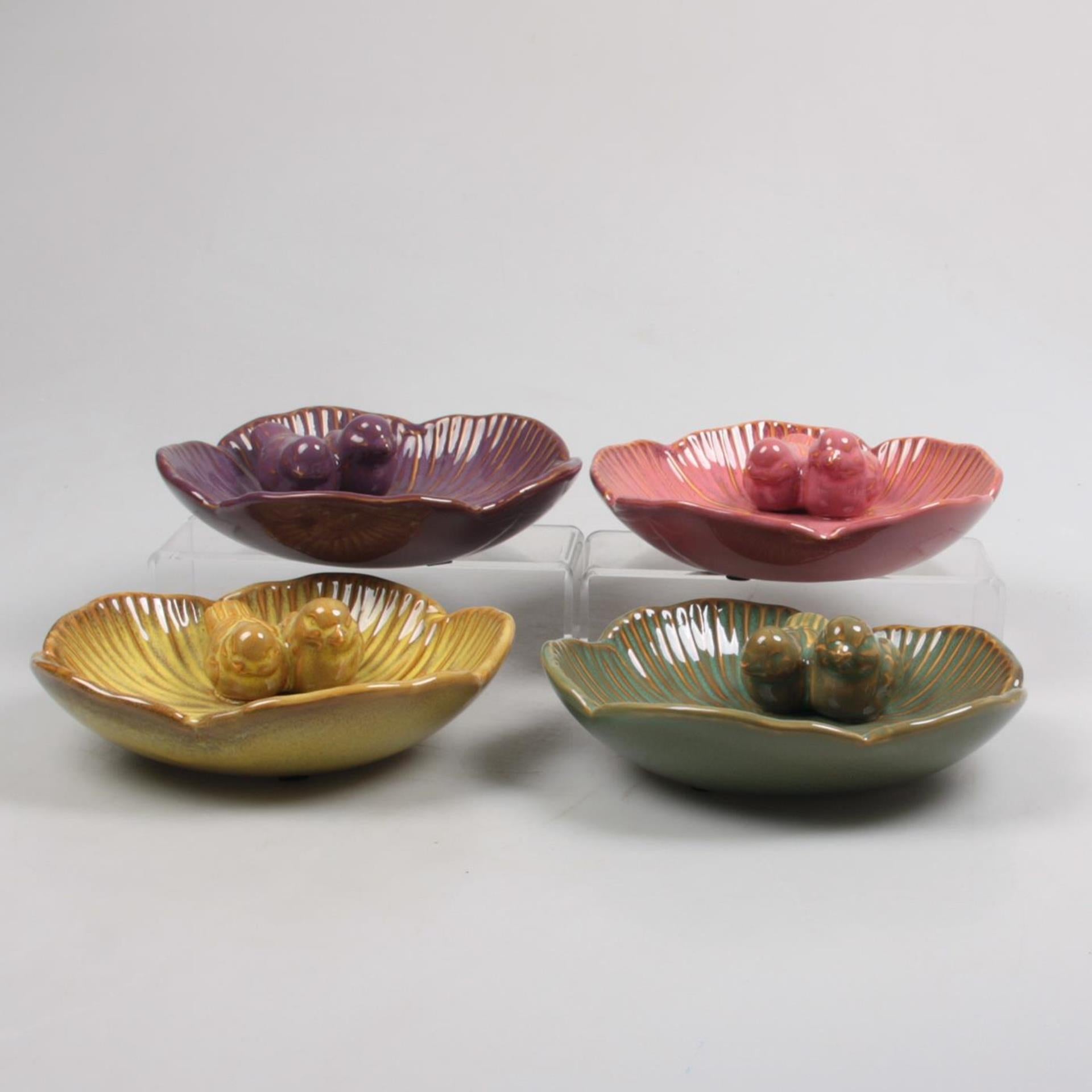 Bol à manger et à boire pour oiseaux, décoration inspirée de la saison, 20x20x6cm