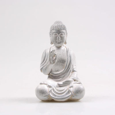 Décoration inspiration saison Bouddha justice 10cm sur bâton