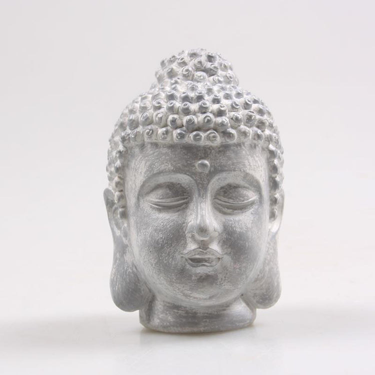 Décoration inspiration saison Tête de Bouddha 10cm sur pique