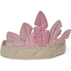 Différentes marques de coiffe indienne (rose beige)