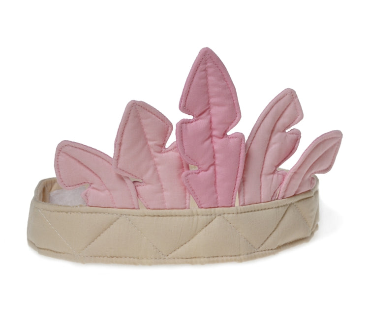 Différentes marques de coiffe indienne (rose beige)