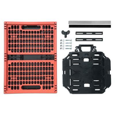 Ensemble de base : caisse pliante + multi-assiettes