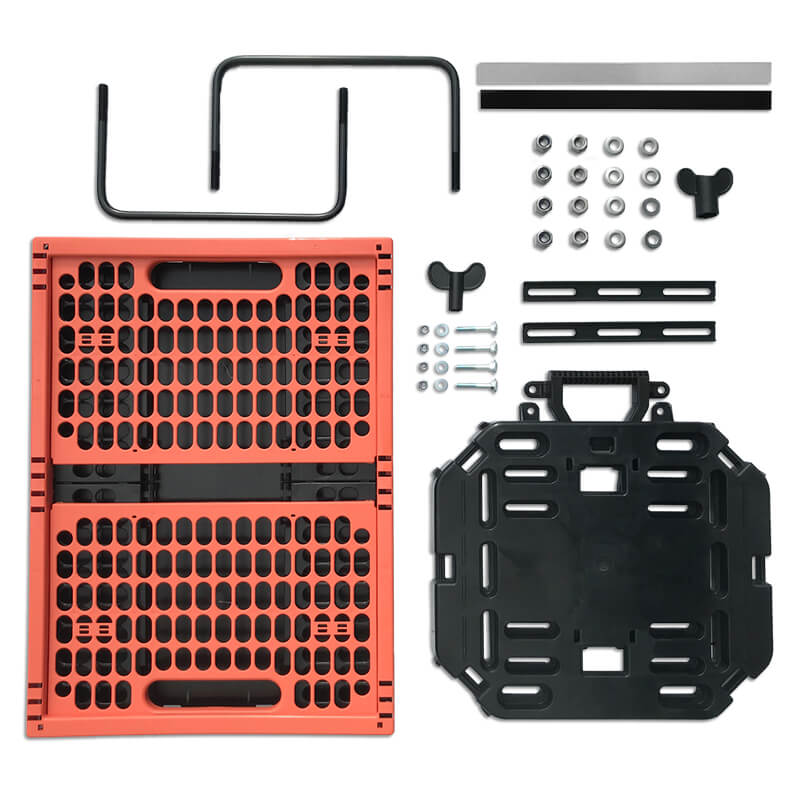Set de voyage : Caisse pliante + Multi-Plaque + Anses de sac