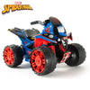 Injusa spider-man Le véhicule de batterie quad 12v bleu rouge