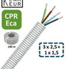 Tuyau d'installation flexible 5 8 (16mm) filaire gris 100m - 1276010