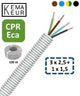Tuyau d'installation flexible 5 8 (16mm) filaire gris 100m - 1276010