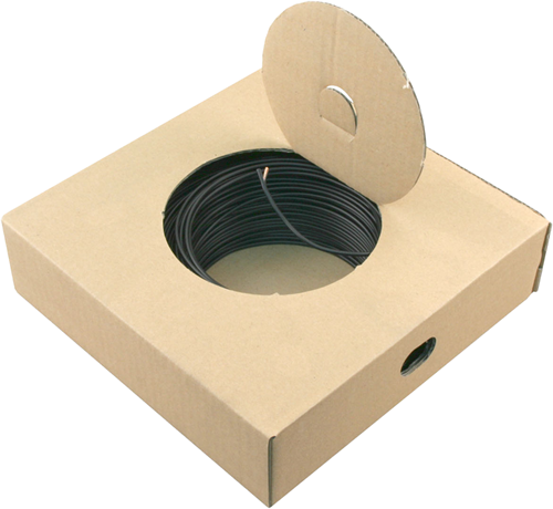 Fil d'installation 1,5 mm². 100m noir - 01.265.01