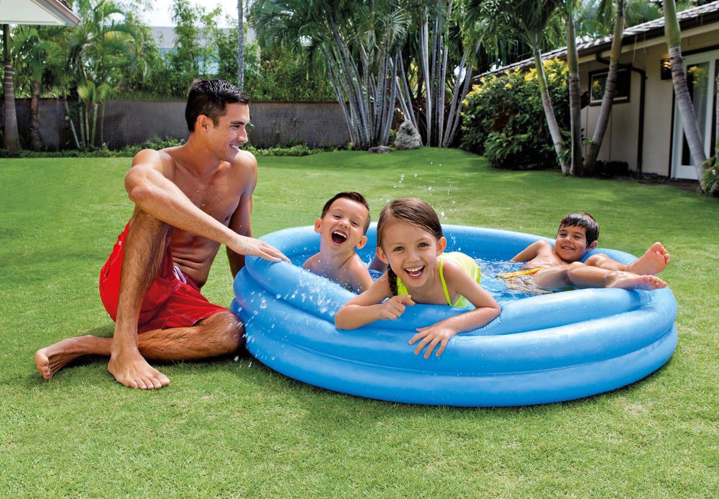 Piscine Intex bleu cristal 147x33cm