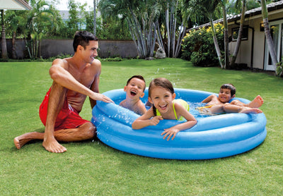 Piscine Intex bleu cristal 147x33cm