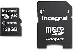 Carte mémoire micro SD intégrée Ty v30 128 Go sécurisée - 9500505