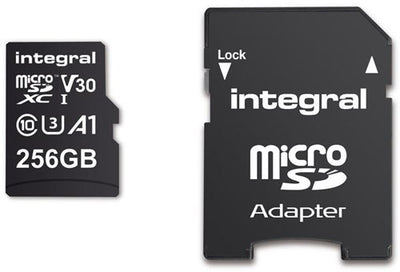 Carte mémoire micro SD intégrée v30 256 Go - 9500415