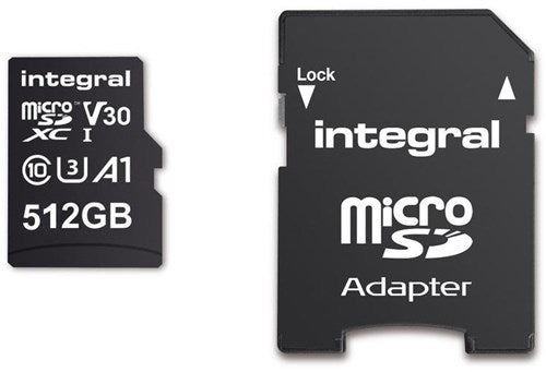 Carte mémoire micro SD intégrée v30 512 Go - 9500420