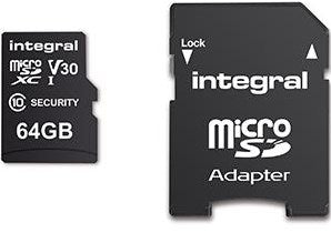 Carte mémoire micro SD intégrée Ty v30 64 Go sécurisée - 9500500