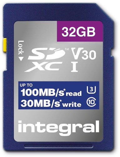 Carte mémoire SD intégrée v30 32 Go - 9500600