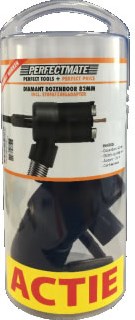 Foret diamanté Inter Dynamics epds82 82 mm + adaptateur d'extraction de poussière - epds82