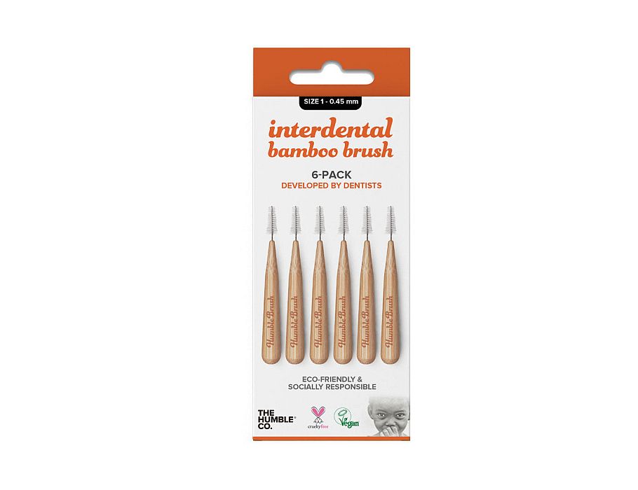 The Humble Co. Brosse interdentaire 6 St Orange 0,45 mm