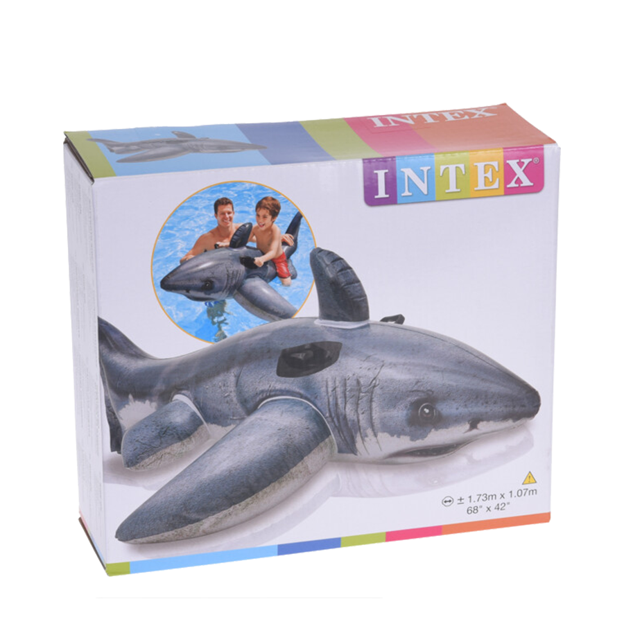 Requin blanc gonflable intex