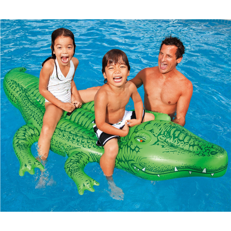 Petit crocodile gonflable