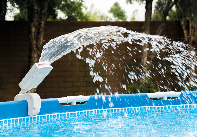 Pulvérisateur de piscine à led multicolore Intex